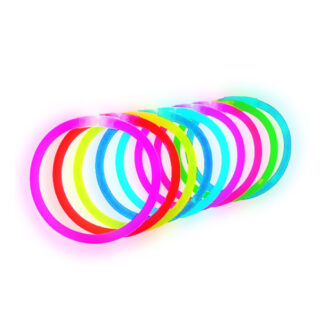 PULSERA NEON 12PZ C/LUZ