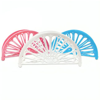 SERVILLETERO ABANICO COLORES 12PZS