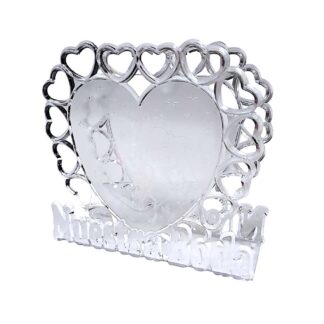 SERVILLETERO CORAZON BODA 12PZS