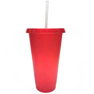 VASO 700ML C/GLITTER