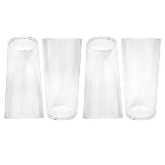 VASO DISCO T/ CRISTAL 4PZS